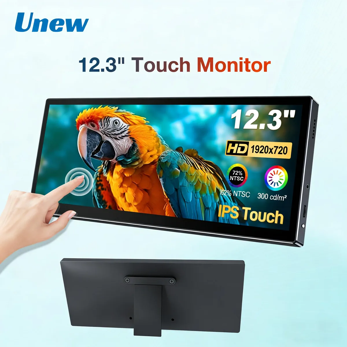 Unew Unew CX123TP-A 12.3" 1920x720 10-point touch portable monitor — toote foto