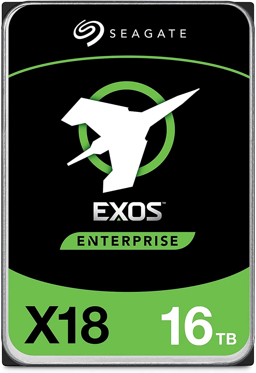 Seagate Seagate Exos X18 16TB 7200 RPM 256MB SATA 6.0Gb/s 3.5" ST16000NM000J — photo du produit