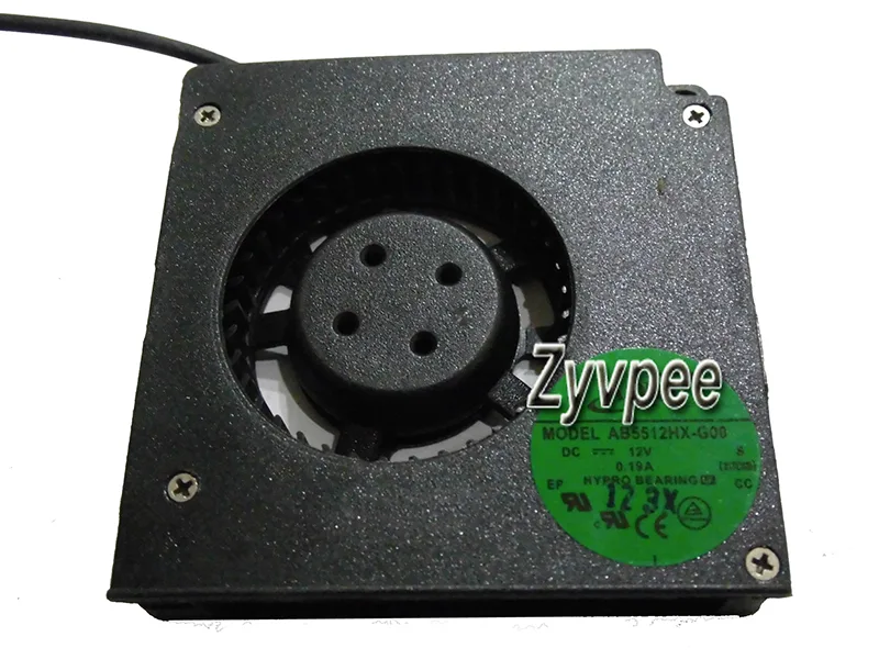 Zyvpee Zyvpee AB5512HX-GO0 55x10mm 12V 0.19A 2-pin case fan — 제품 사진