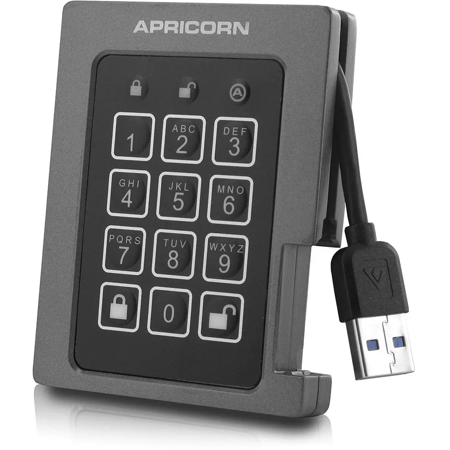 Apricorn Apricorn Aegis Padlock ASSD-3Pl256-1TBF 1TB portable SSD — produktfoto