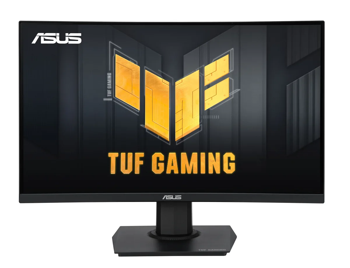 23.6 inch curved VA gaming monitor with non-glare black finish