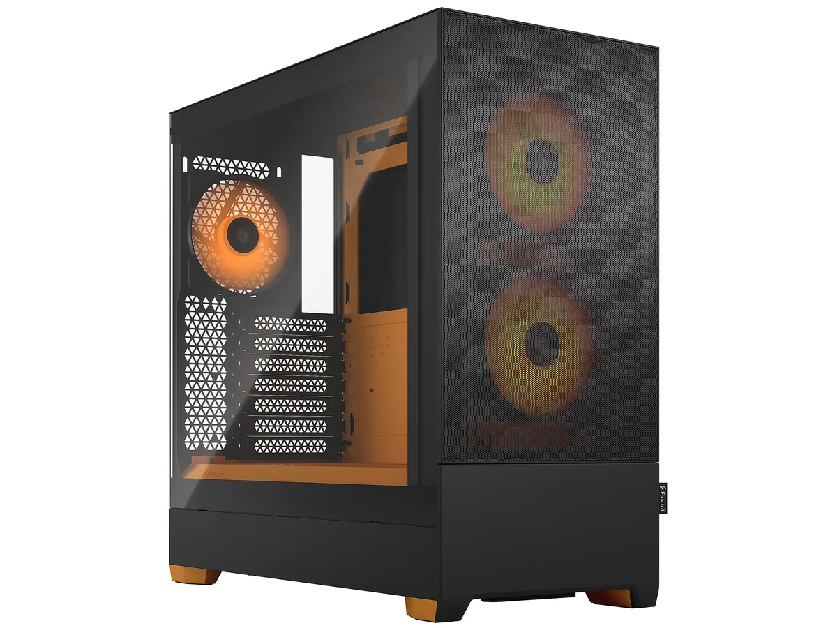Fractal Design Fractal Design Pop Air RGB FD-C-POR1A-05 Black Orange ATX Mid Tower PC Case — product photo