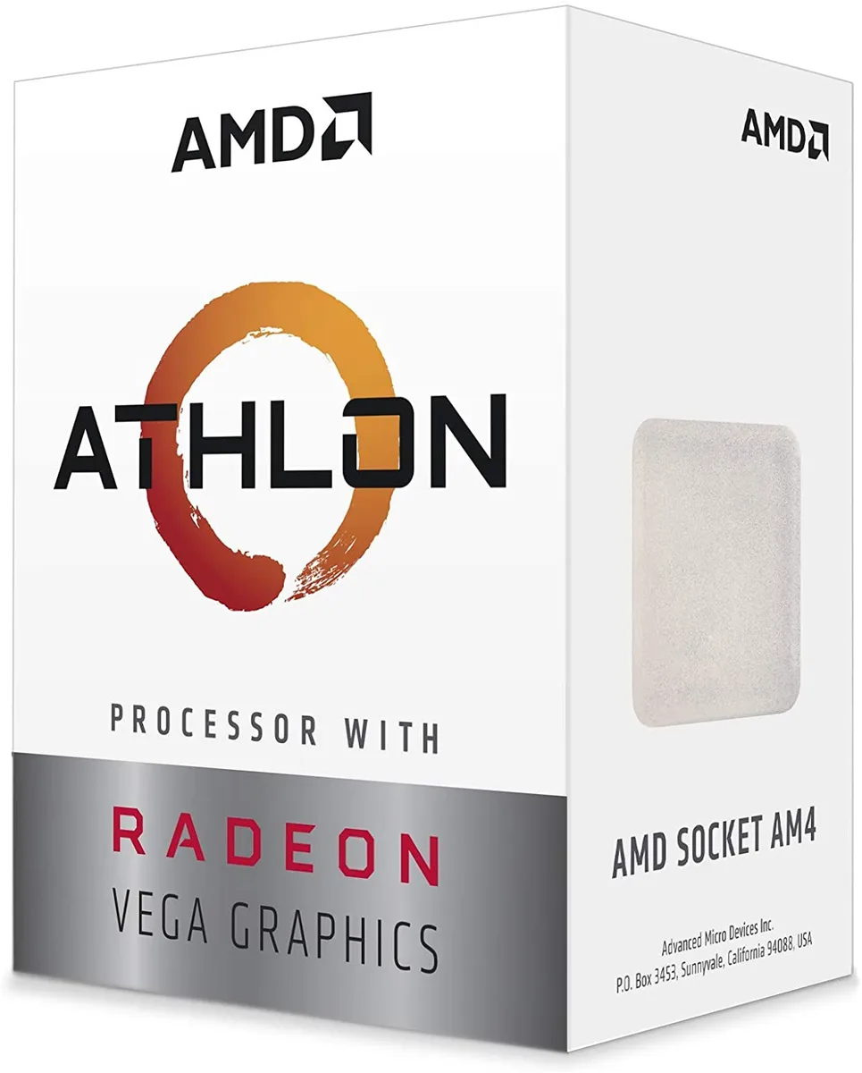 AMD AMD Athlon 3000G YD3000C6FHBOX desktop processor — photo du produit