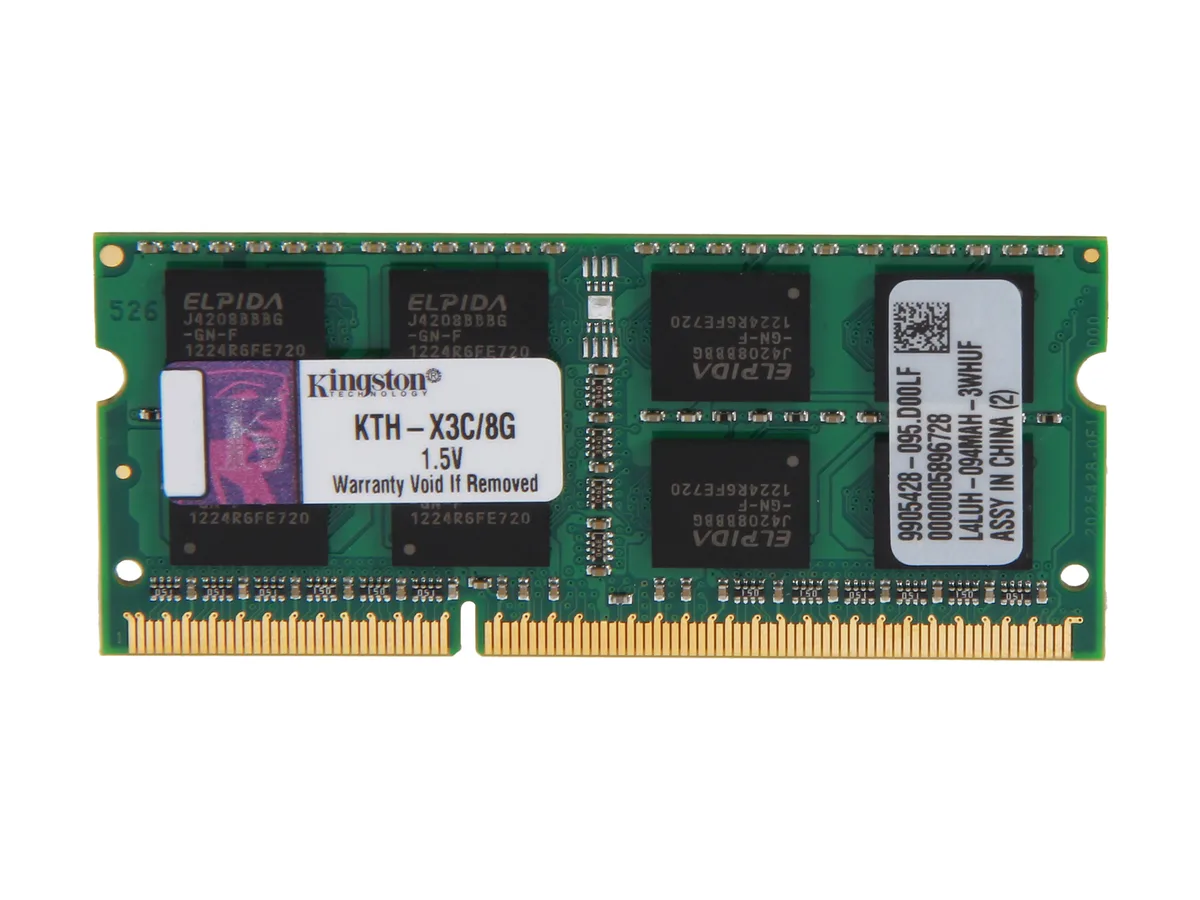Kingston Technology Corp. Kingston Technology Corp. KTH-X3C/8G laptop RAM — 商品照片
