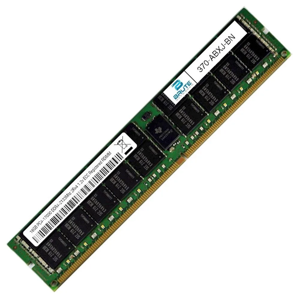 Brute Networks Brute Networks 370-ABXJ Dell Compatible 16GB DDR4-2133 ECC Registered RDIMM 2Rx4 1.2V — photo du produit