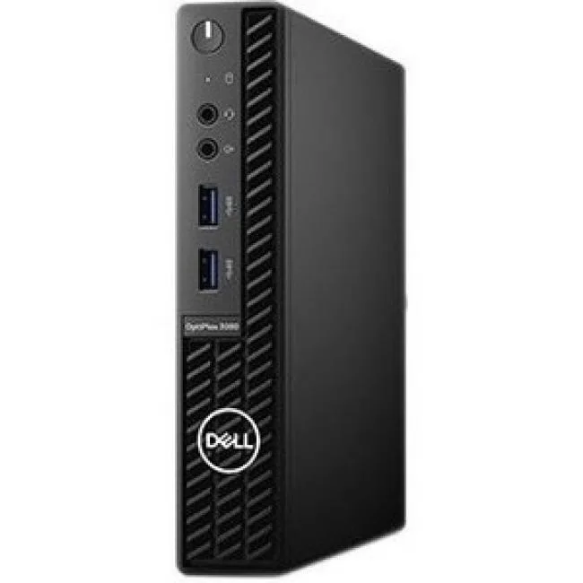 Compact black Dell OptiPlex 3080 small form factor desktop