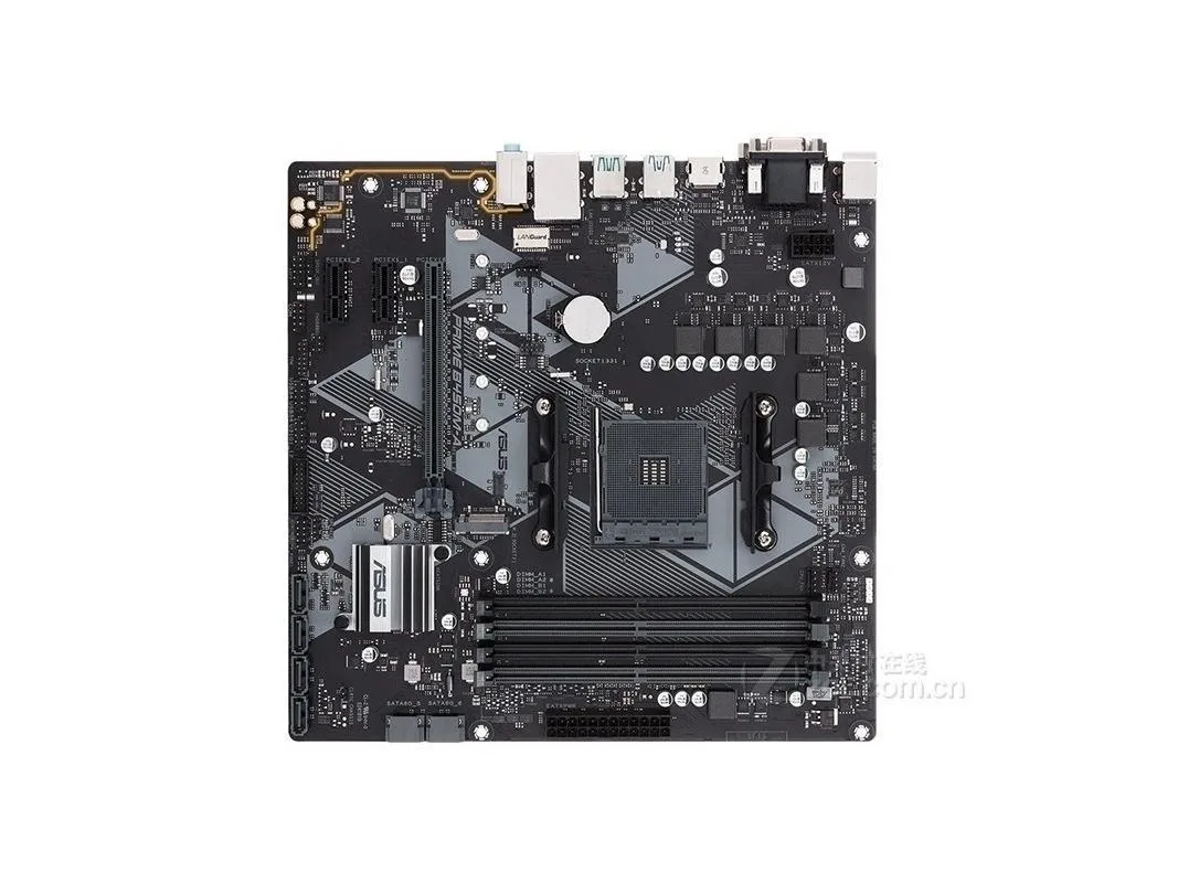 ASUS ASUS PRIME B450M-A AMD B450 DDR4 128GB Micro ATX motherboard — photo du produit