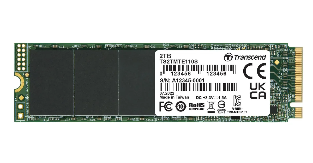 Transcend Transcend 110S 2TB M.2 2280 NVMe internal hard drive — صورة المنتج