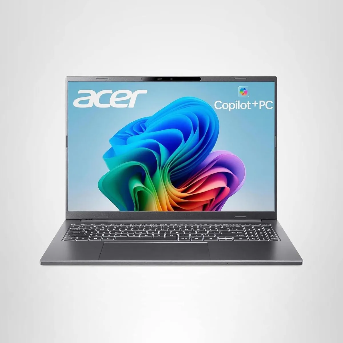 Acer America Acer America Aspire 16 AI Copilot+ PC laptop Snapdragon X 16GB 512GB Wi-Fi 7 16.0" WUXGA 120Hz 100% sRGB — photo du produit