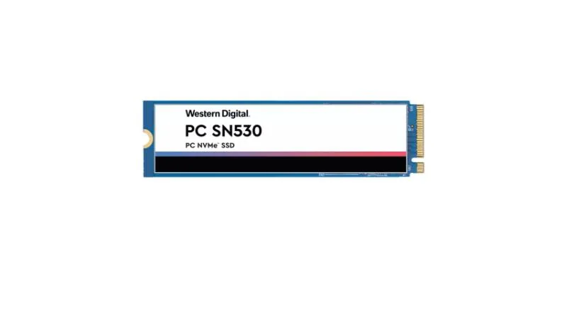 Western Digital Western Digital PC SN530 512GB NVMe M.2 2280 internal SSD — photo du produit
