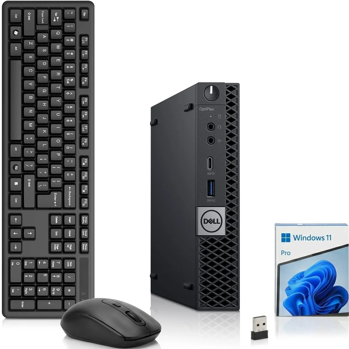 DELL DELL OptiPlex 7060 Micro PC i5-8500T 2.10GHz 8GB DDR4 256GB SSD Windows 11 Pro — product photo