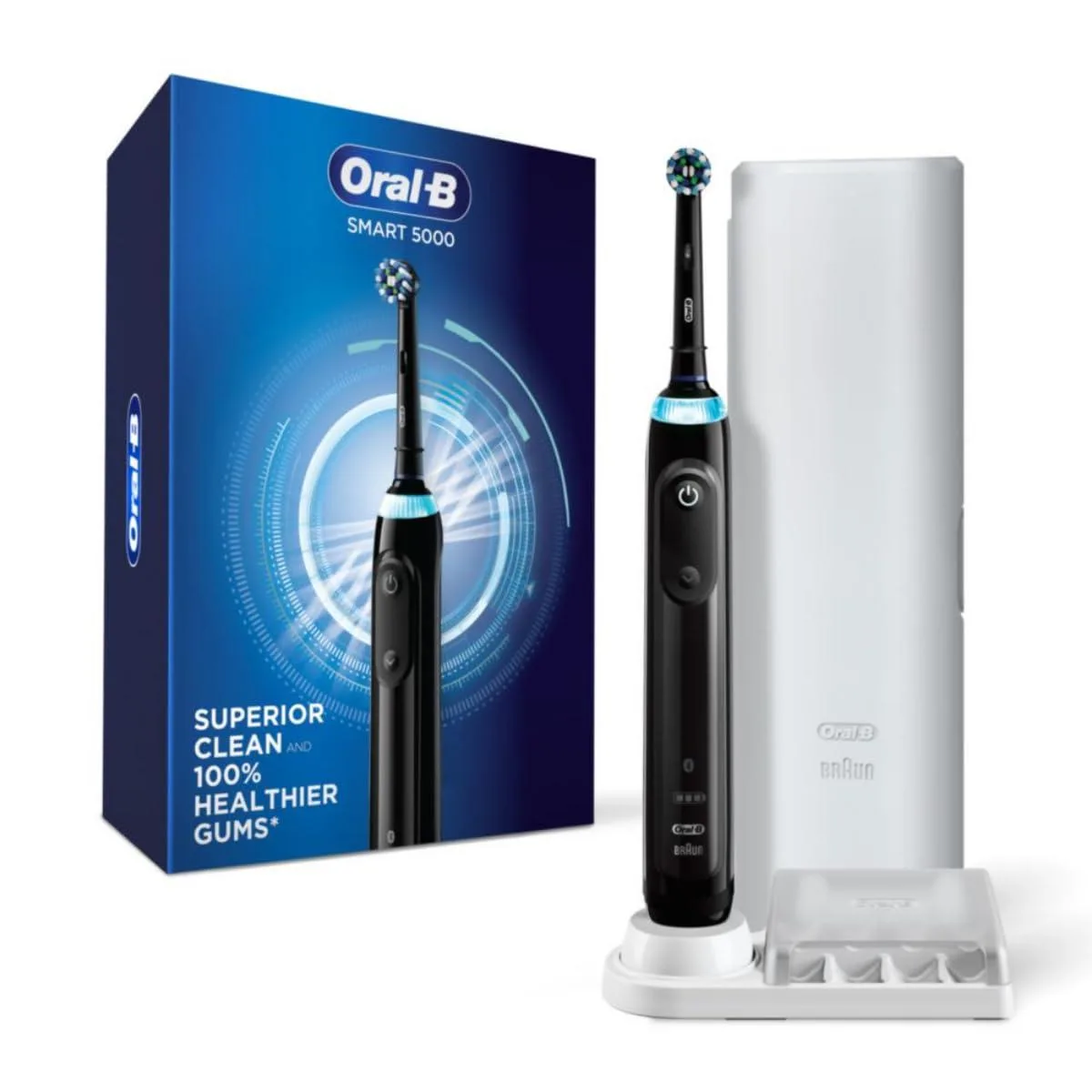  Oral-B av2022-Oral-B-oralb Pro 5000 SmartSeries rechargeable electric toothbrush, black — product photo