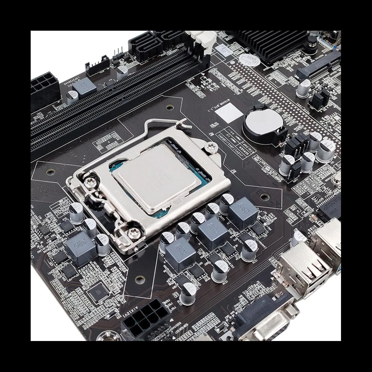 YINGHUA YINGHUA B75 12GPU Mining Motherboard + G1630 CPU + SATA Cable + Thermal Grease — fotografija izdelka