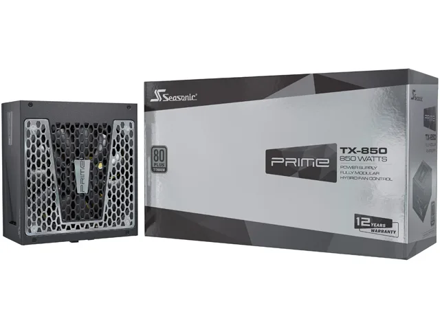 Seasonic Seasonic PRIME TX-850 850W 80+ Titanium ATX power supply — photo du produit