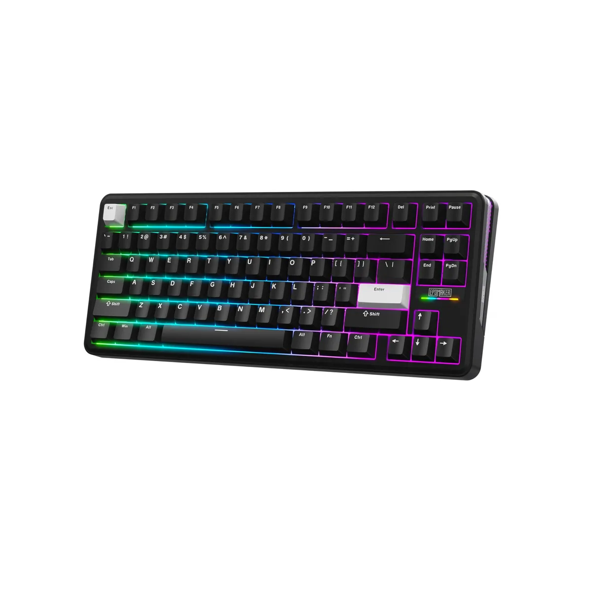 Epomaker Epomaker TH85 75% Wireless Gaming Keyboard 84 Keys RGB Black — photo du produit