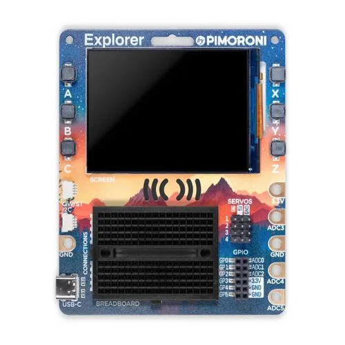Pimoroni Pimoroni PIM744 Explorer RP2350 2.8" LCD Starter Kit — foto produk