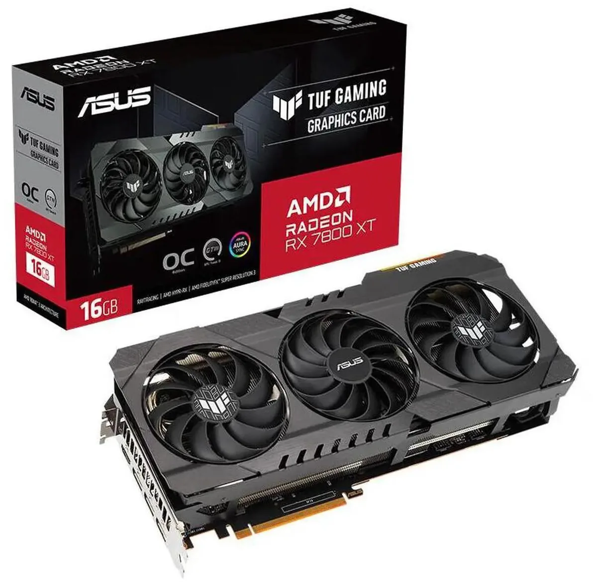 ASUS ASUS TUF Gaming RX 7800 XT OG Edition 16GB GDDR6 Triple Fan — product photo