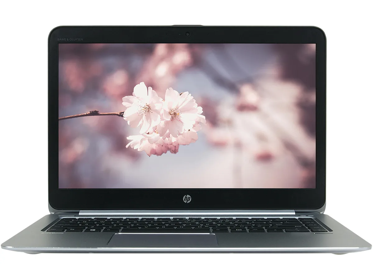 Silver 14.0 inch EliteBook laptop with visible wear and scuffs