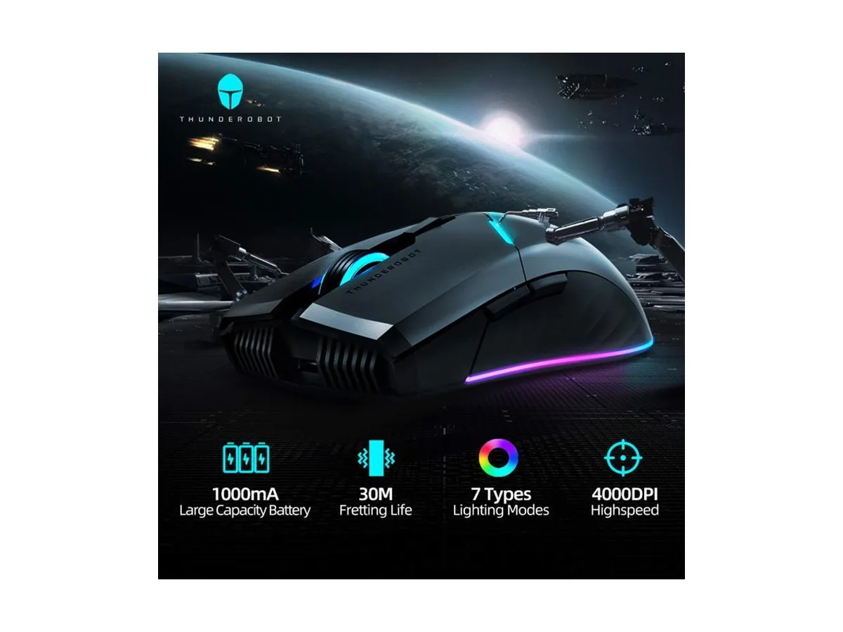 Thunderobot Thunderobot ML701 Wireless Gaming Mouse 4000 DPI 500 Hz — toote foto