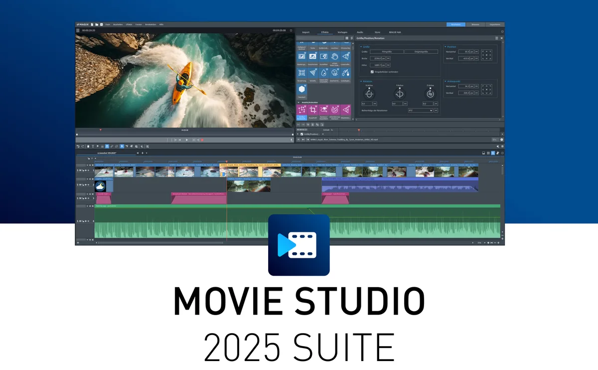 MAGIX MAGIX Movie Studio 2025 Suite 639191550966 video — product photo