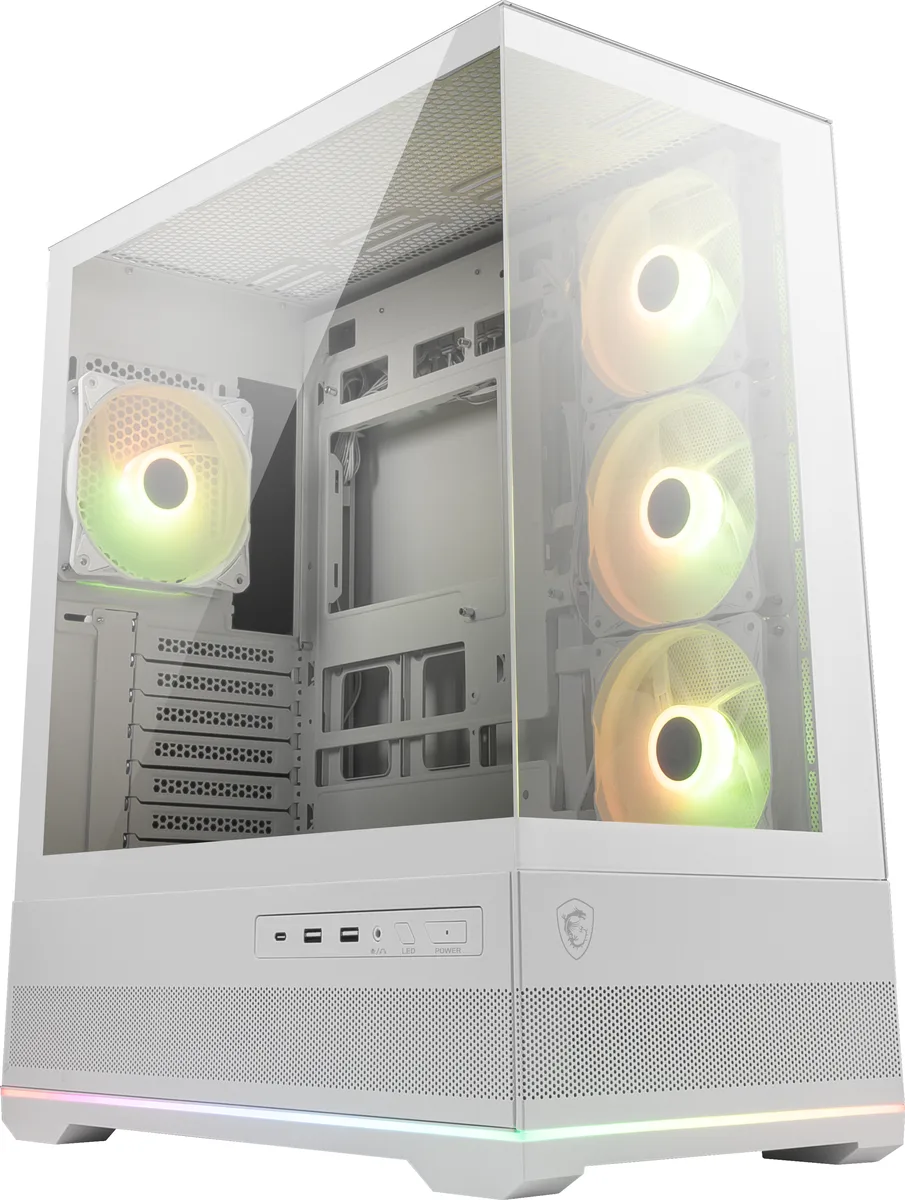 MSI MSI MAG PANO 110R PZ WHITE PC case — product photo