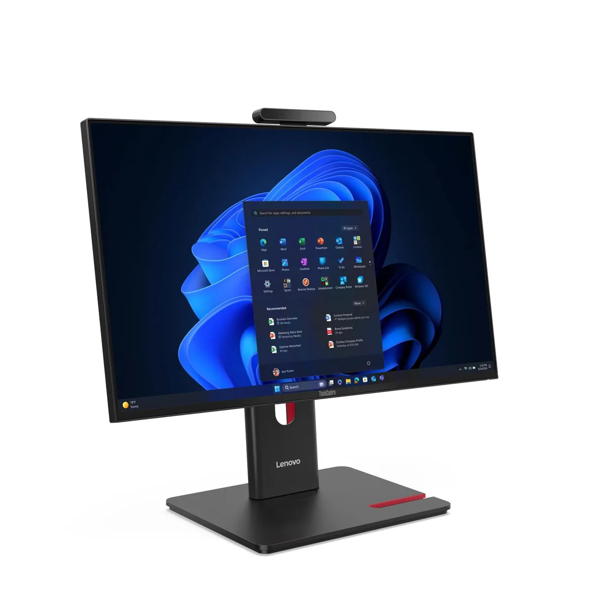 Lenovo Lenovo Thinkcentre M70A G6 23.8" AIO Intel Ultra 7 265T 32GB DDR5 1TB SSD — tuotekuva