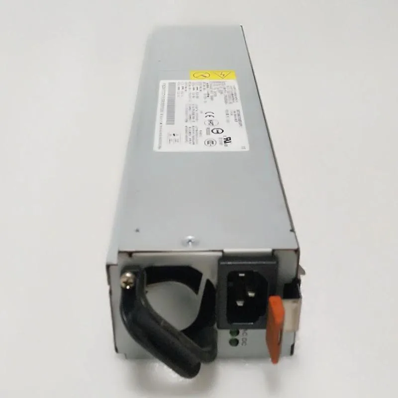 Rectangular ATX power supply unit in matte black finish with cooling fan grille visible