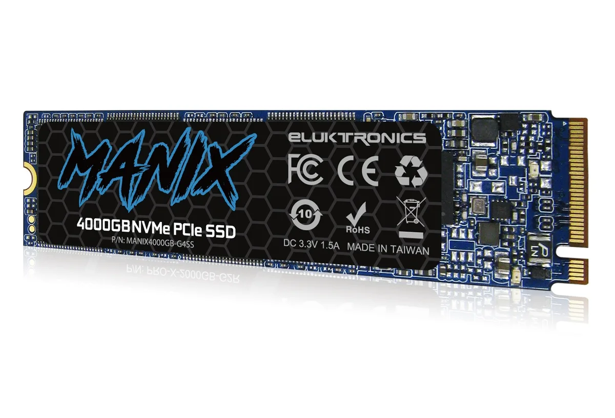 Eluktronics Eluktronics MANIX 4TB NVMe internal SSD — 제품 사진
