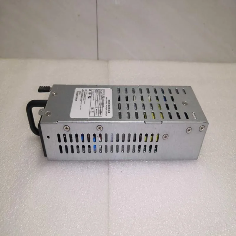 Rectangular metal power supply unit, grey finish, 60W ATX type