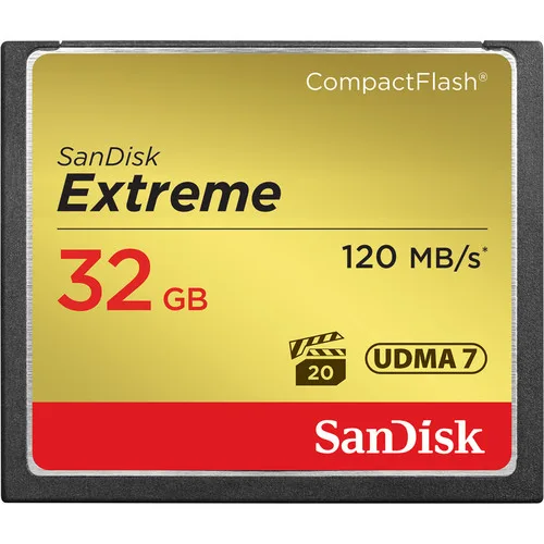 SanDisk SanDisk Extreme 32GB CompactFlash CFXSB-032G-G46 memory card — 商品写真