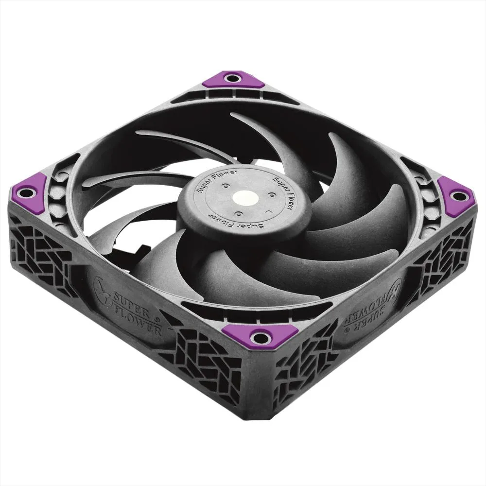 Super Flower Super Flower MEGACOOL SF-PF121 120mm 30mm 12-pole PWM case fan Black/Grey — product photo