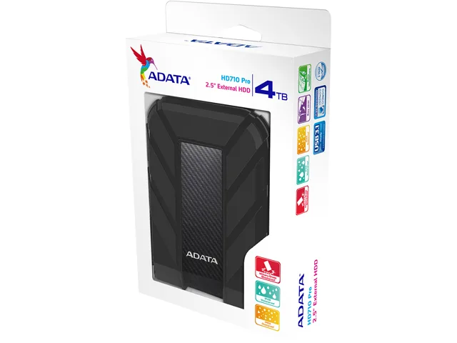 ADATA ADATA HD710P AHD710P-4TU31-CBK 4TB portable hard drive — produktbilde