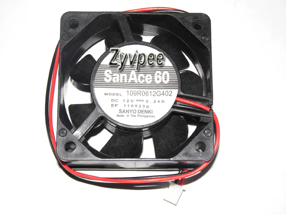 Zyvpee Zyvpee 109R0612G402 60mm 12V .24A 2-pin case fan — 제품 사진