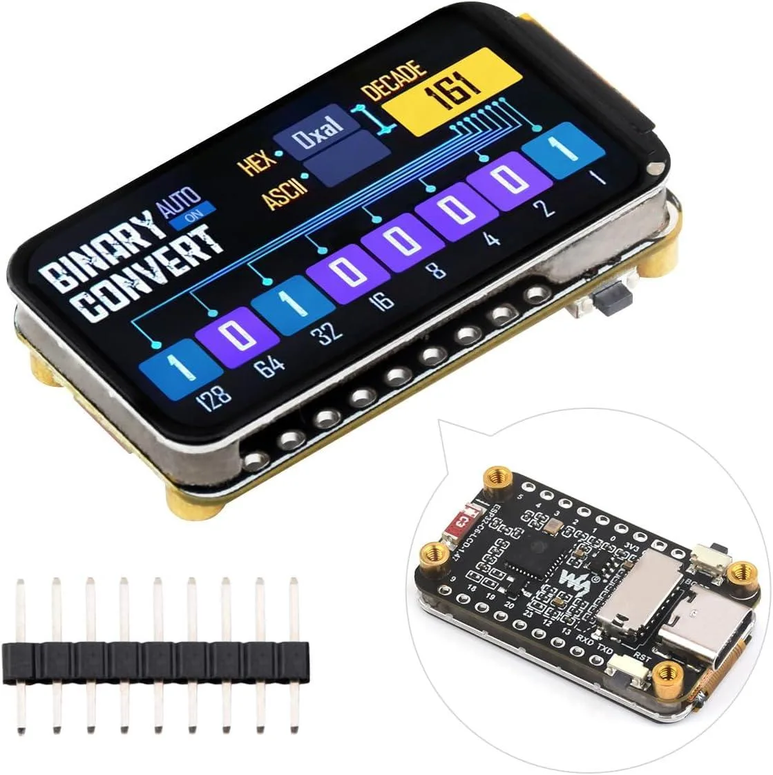 MCDODO MCDODO ESP32-C6 1.47inch Display Development Board 172×320 262K Color 160MHz — 商品照片