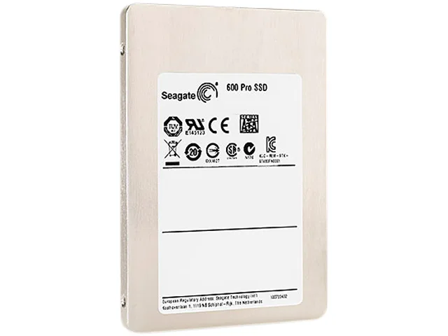 Seagate 600 Pro 200GB 2.5 inch SATA enterprise SSD with silver metal casing