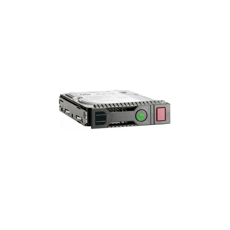 Silver 2.5 inch SAS hard drive with green circuit board visible