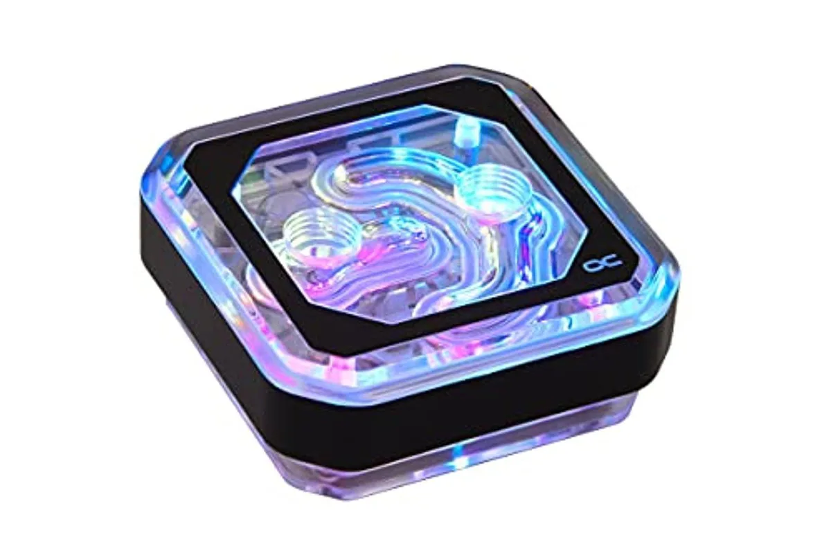 Alphacool Alphacool Eisblock XPX Aurora 12946 Plexi Black Digital RGB CPU Water Block — صورة المنتج