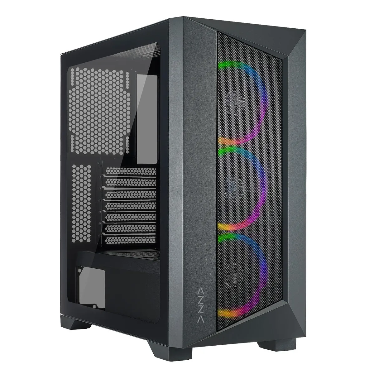 AZZA AZZA Octane A 460A ATX Mid Tower PC Case Black — product photo