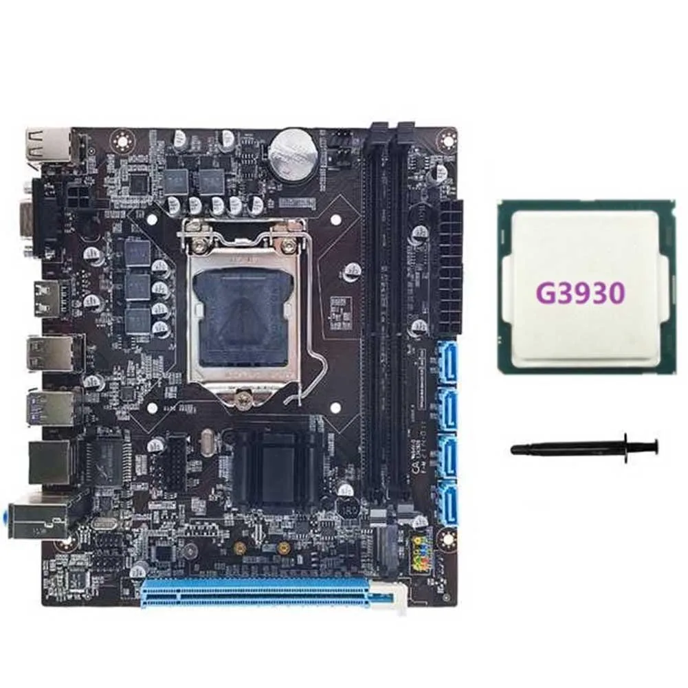 YINGHUA YINGHUA H110 server motherboard LGA1151 G3930 CPU thermal grease — product photo