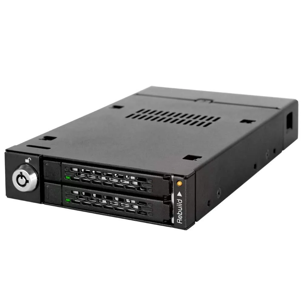 LORDWORLD LORDWORLD 2.5 SATA Dual Bay RAID Mobile Rack 3.5 Bay — product photo