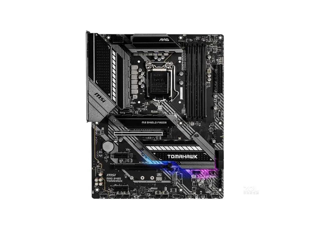 MSI MSI MAG B460 TOMAHAWK Intel motherboard — product photo