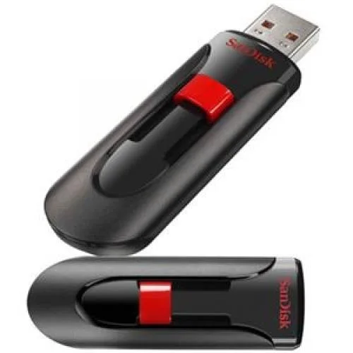 SanDisk SanDisk Cruzer Glide 64 GB USB 2.0 flash drive, red — صورة المنتج