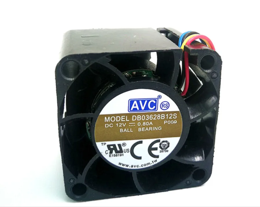 Zyvpee Zyvpee DB0362812S 36x28mm 12V .8A 4-pin PWM ball-bearing case fan — ภาพสินค้า