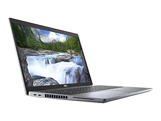 Silver Dell Latitude 5520 laptop, 15.6 inch matte screen, closed lid