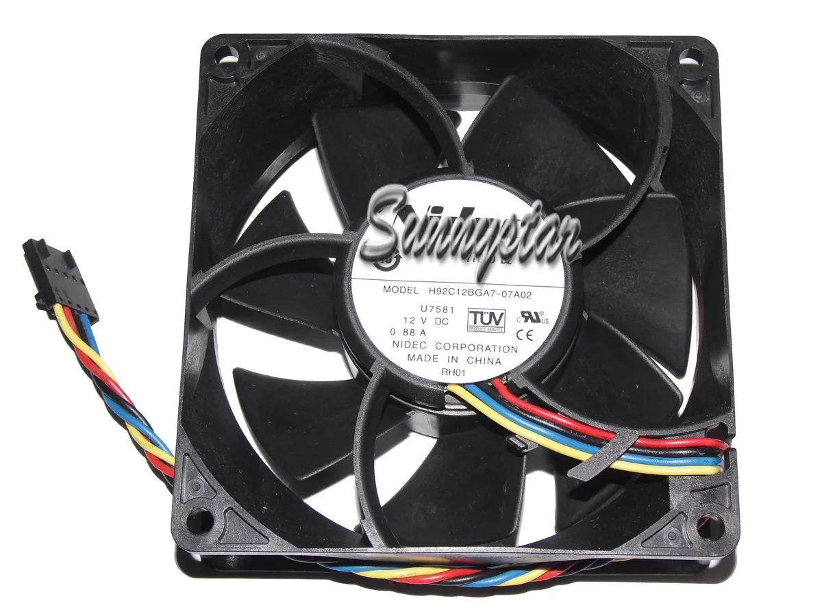 OEM Industries OEM Industries H92C12BGA7-07A02 92mm 12V 0.88A 4-Wire CPU Cooler — photo du produit