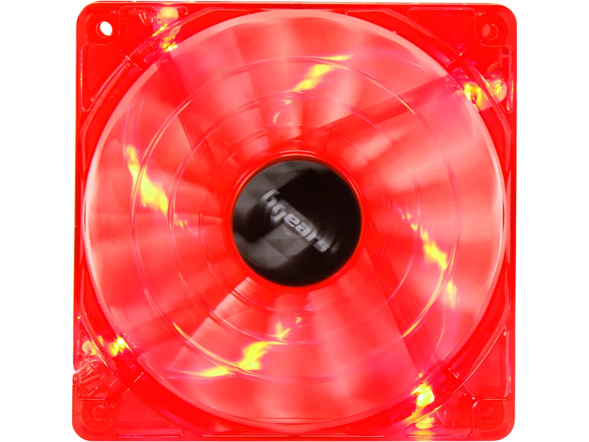 BGears BGears B-PWM 120 RED 120mm case fan 2000 RPM 110 CFM 37.3 dBA — תמונת המוצר