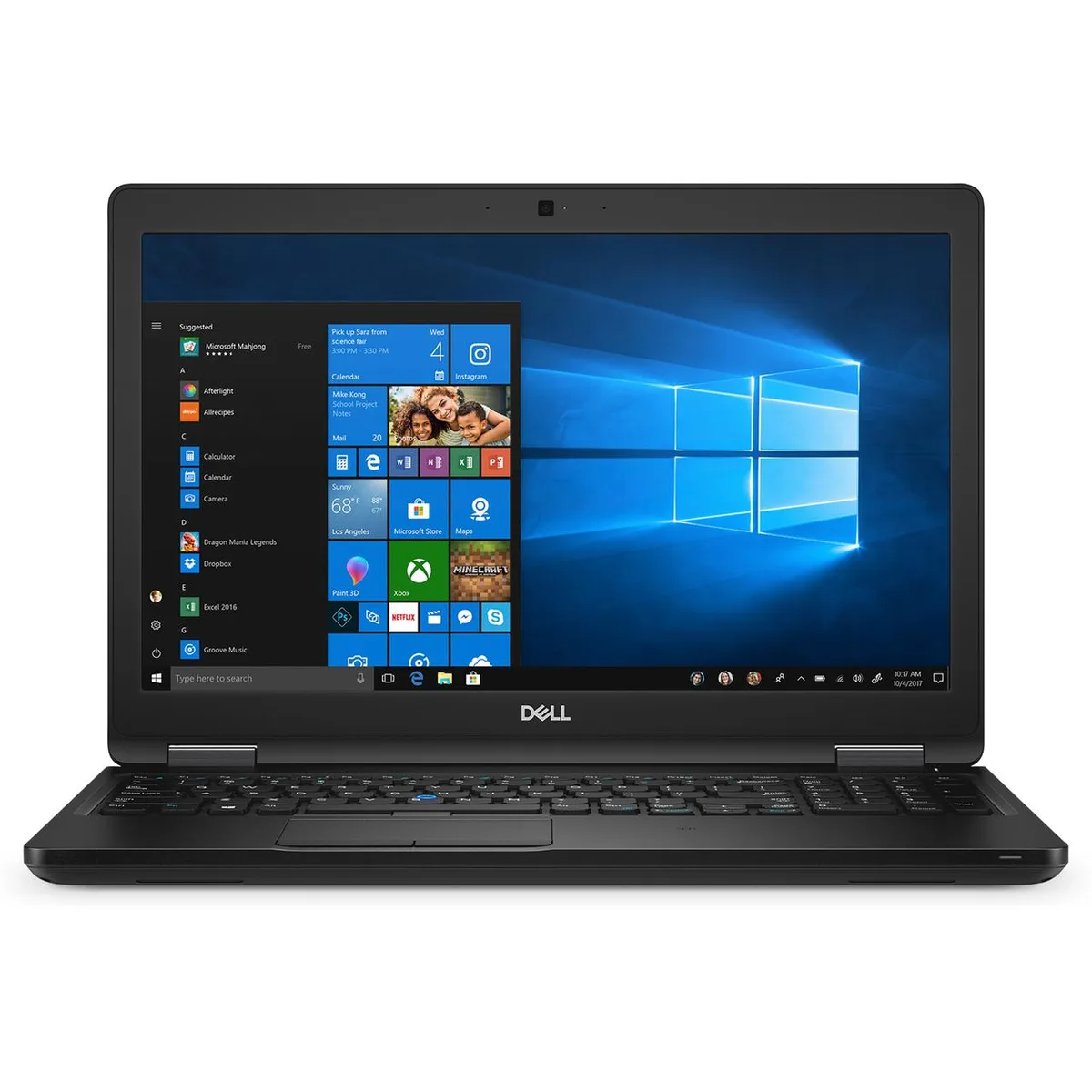 Silver Dell Latitude 5591 15.6 inch laptop closed view