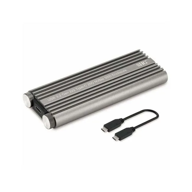 SIIG, Inc SIIG, Inc JU-SA0X11-S1 USB 3.2 Gen 2x2 M.2 NVMe drive enclosure — foto del producto