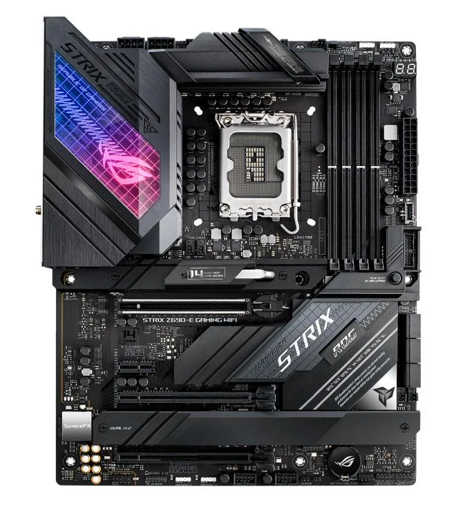 ASUS ASUS ROG STRIX Z690-E GAMING WIFI Intel motherboard — photo du produit