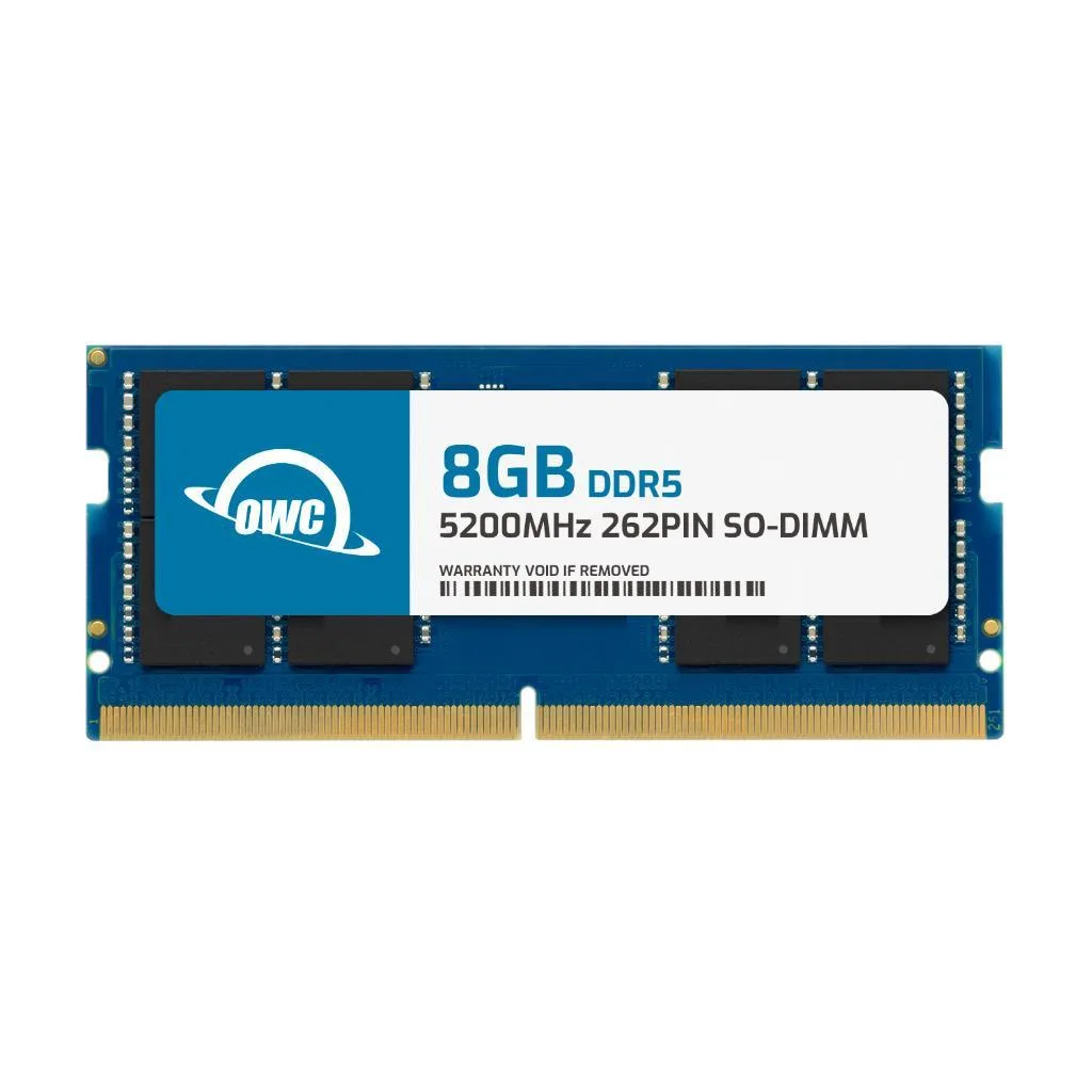 OWC OWC 8GB DDR5 5200 CL42 1Rx8 262-pin 1.1V SODIMM memory upgrade for HP Envy 16t-h1000 — produktbild